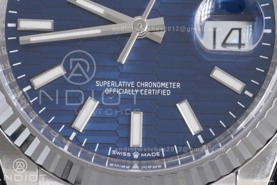 565 126234 Blue SH Clean on Dial Bracelet DateJust 904L Best 36 TechFriendly Texted 1:1 Steel Jubilee Edition 0402
